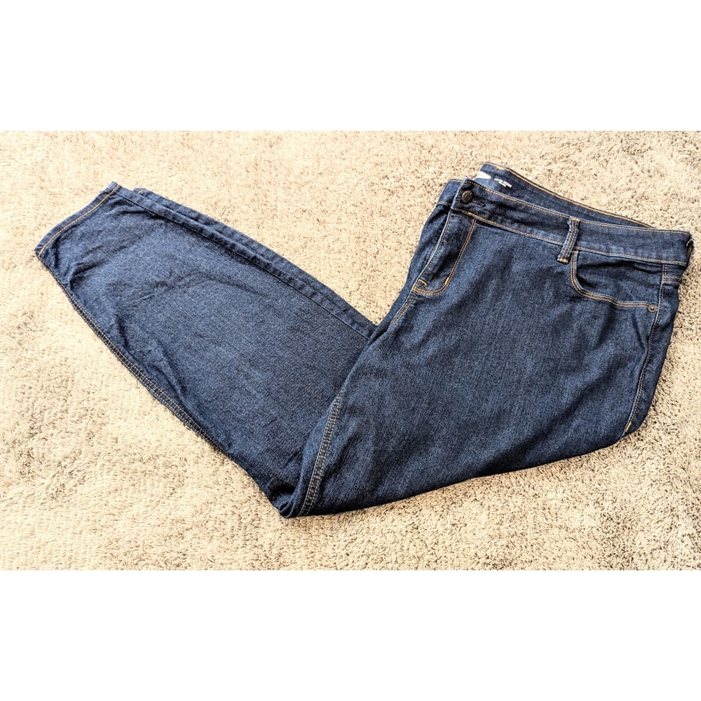 Old Navy | Super Skinny Mid Rise Dark Demin Jeans | Size 22s | GUC